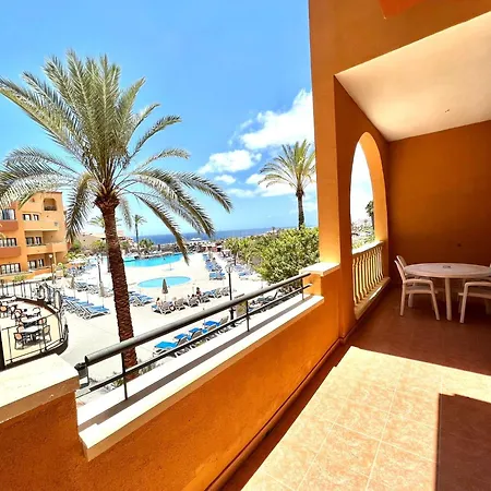 Junior Pool-sea View, Wifi And Heated Pool In Tenerife South דירה סן מיגל דה אבונה